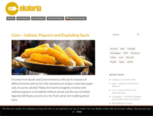 Tablet Screenshot of ekaloria.com